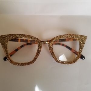 Trendy Fashion Glasses Gold